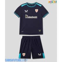 Camisa de time de futebol Athletic Bilbao Replicas 2º Equipamento Infantil 2025-26 Manga Curta (+ Calças curtas)